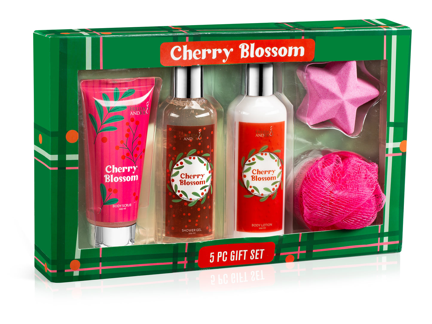 Cherry Blossom 5-Piece Bath and Body Collection Gift Box Set
