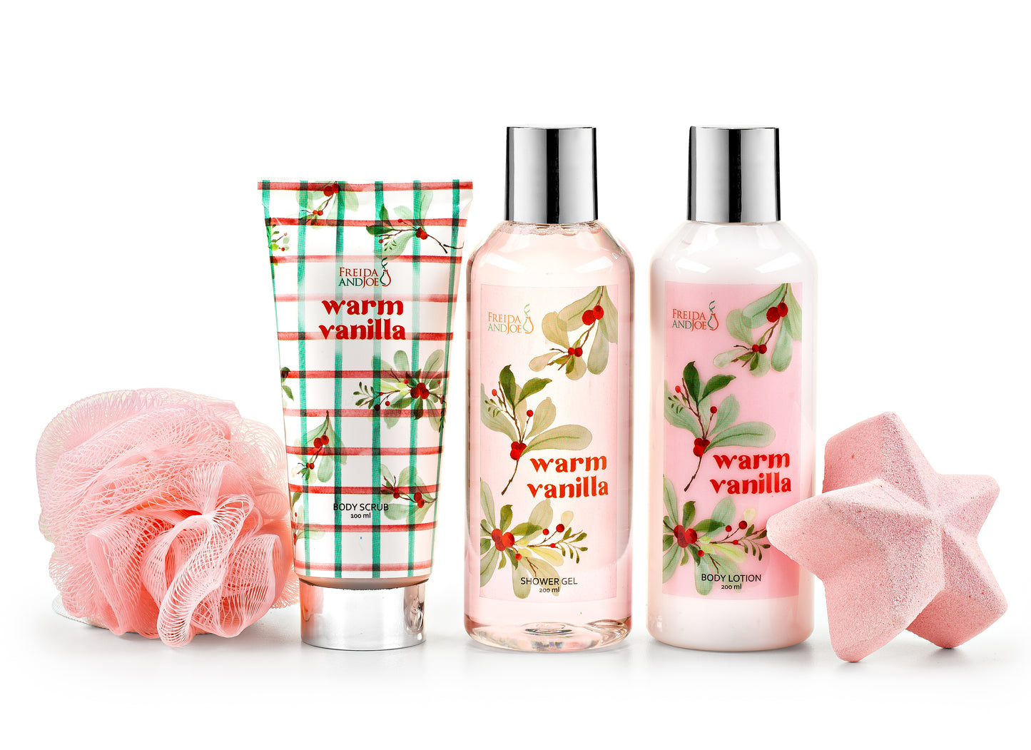 Warm Vanilla Fragrance 5-Piece Bath and Body Gift Box