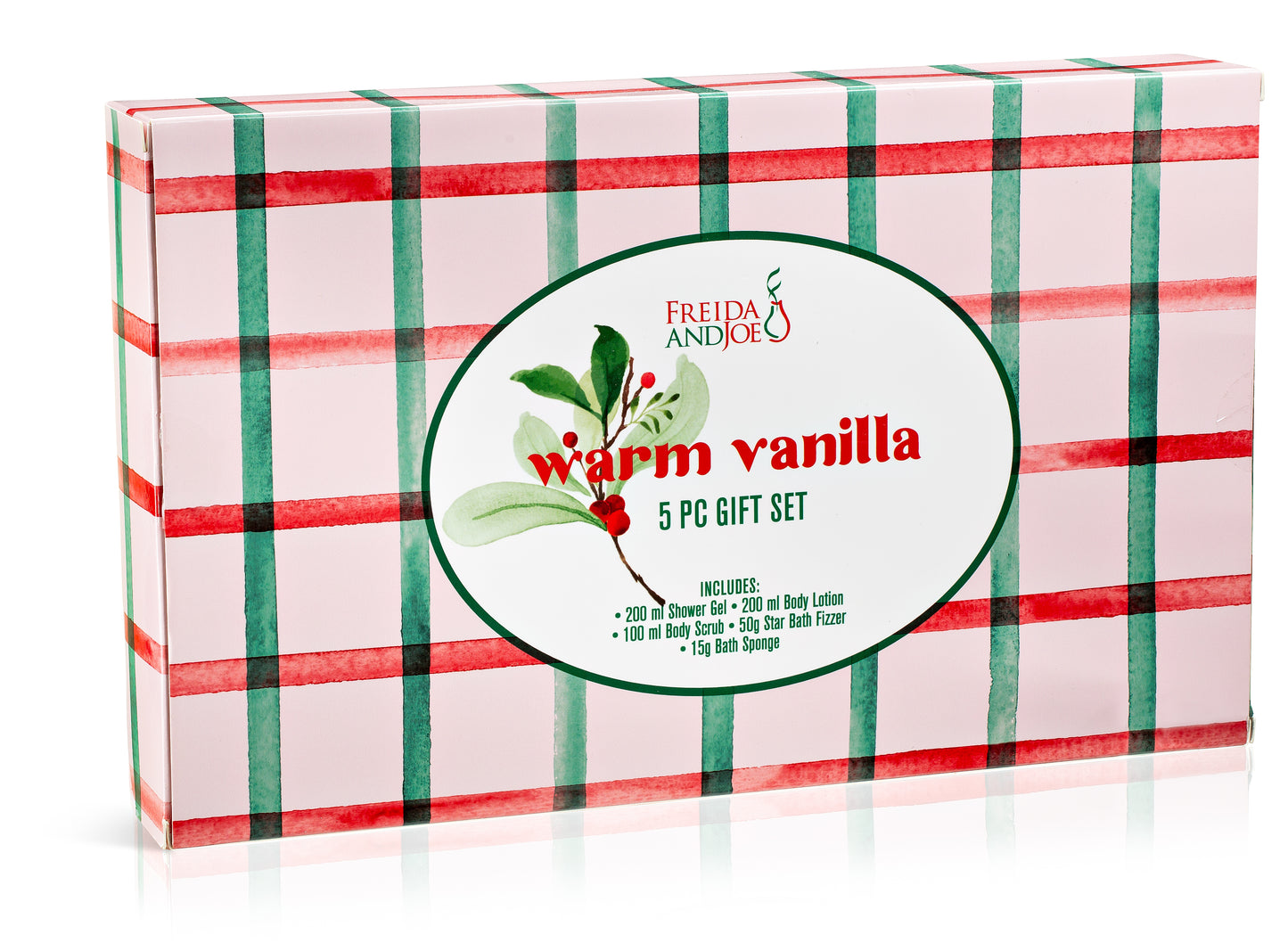 Warm Vanilla Fragrance 5-Piece Bath and Body Gift Box