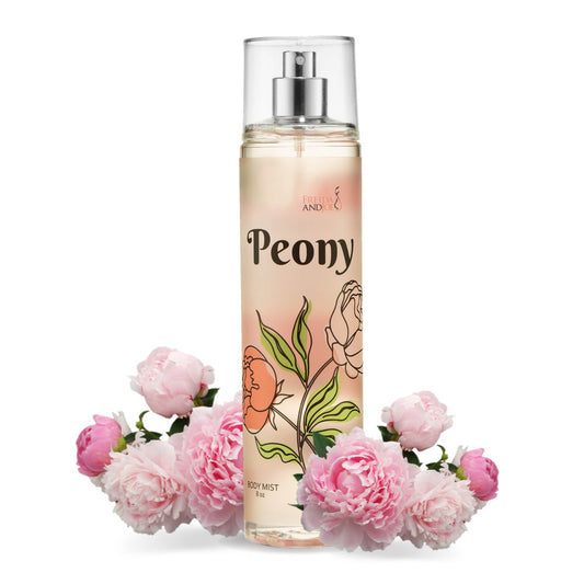 Peony Fragrance Body Mist in 8oz Spray Bottle