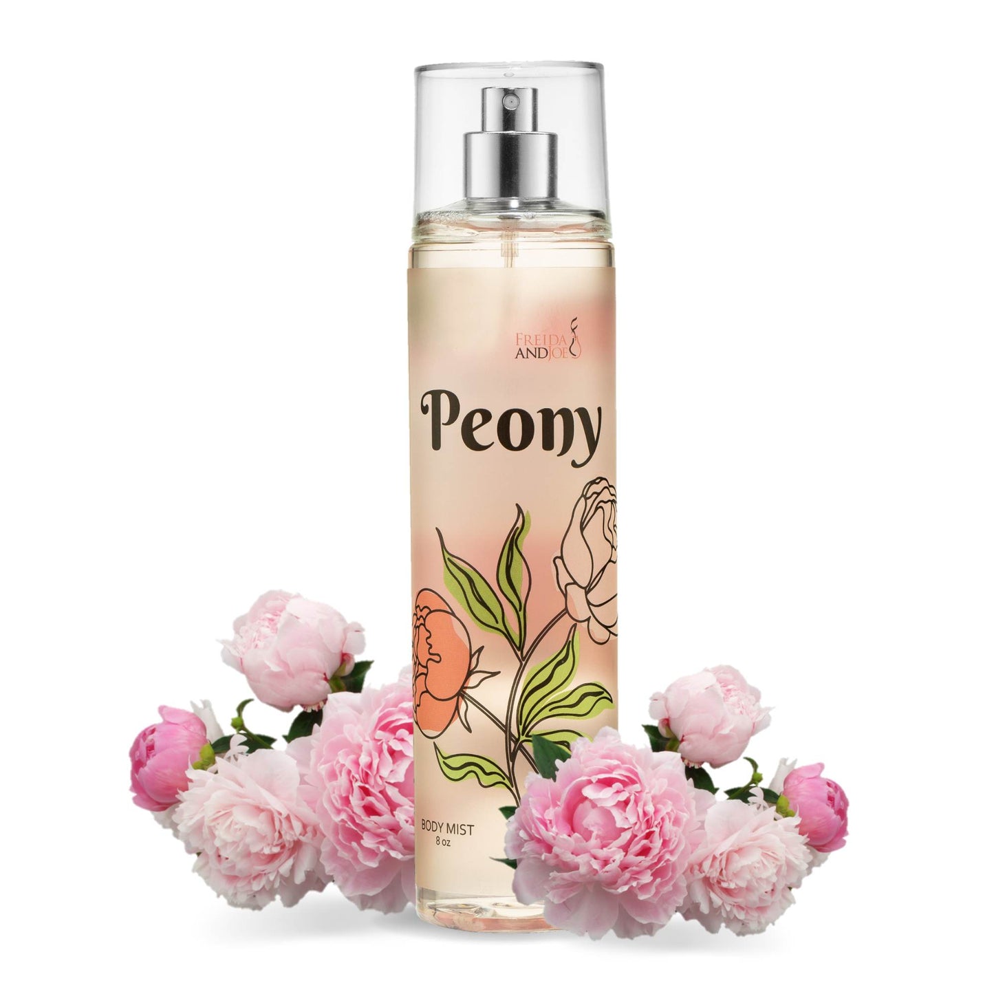 Peony Fragrance 10oz Body Lotion and 8oz Body Mist Spray Bundle