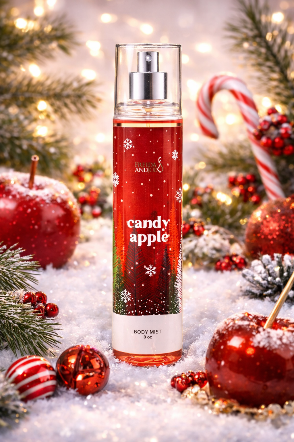 Candy Apple Fragrance Body Mist in 8oz Spray Bottle