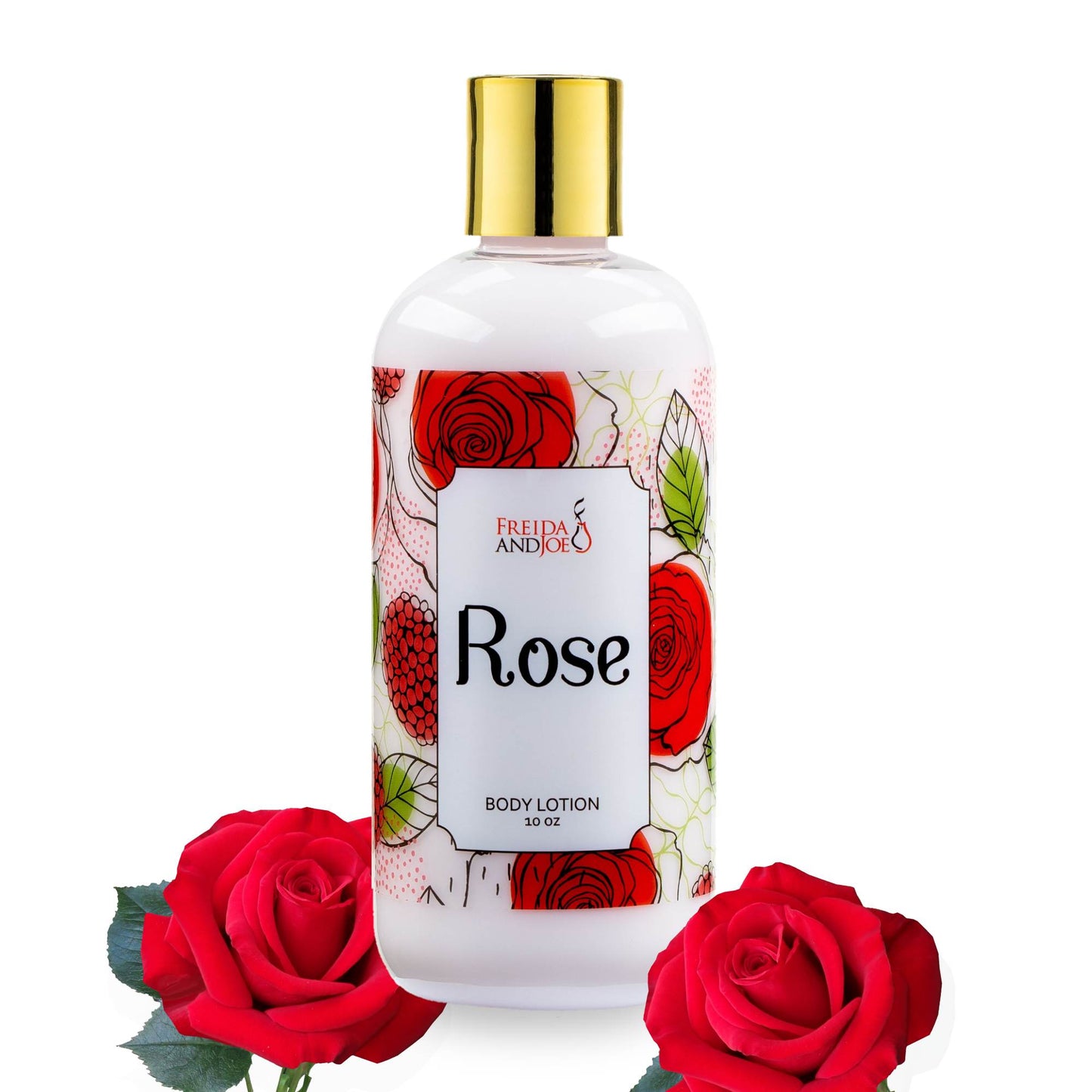 Rose Fragrance Body Lotion in 10oz Bottle