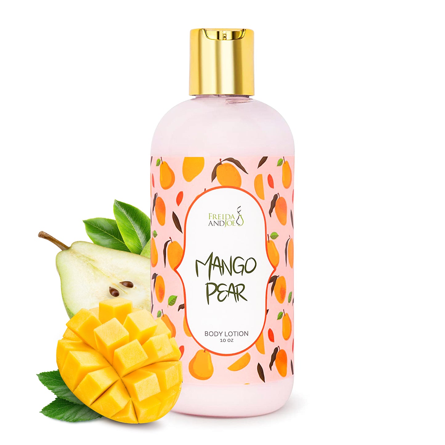 Mango Pear Fragrance 10oz Body Lotion and 8oz Body Mist Spray Bundle