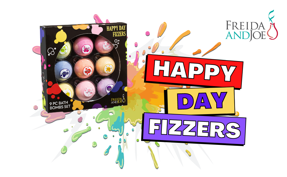 Happy Day Fizzers 9pcs Bath Bomb Spa Gift Set