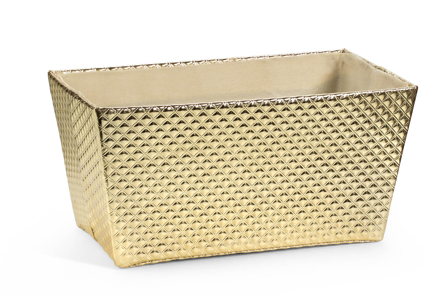 Warm Vanilla Bath & Body Gift Set in Gold Basket
