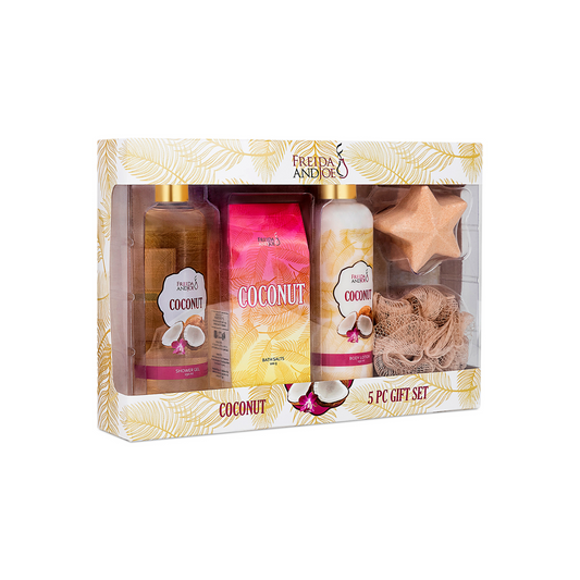 Coconut Fragrance 5-Piece Bath and Body Gift Box