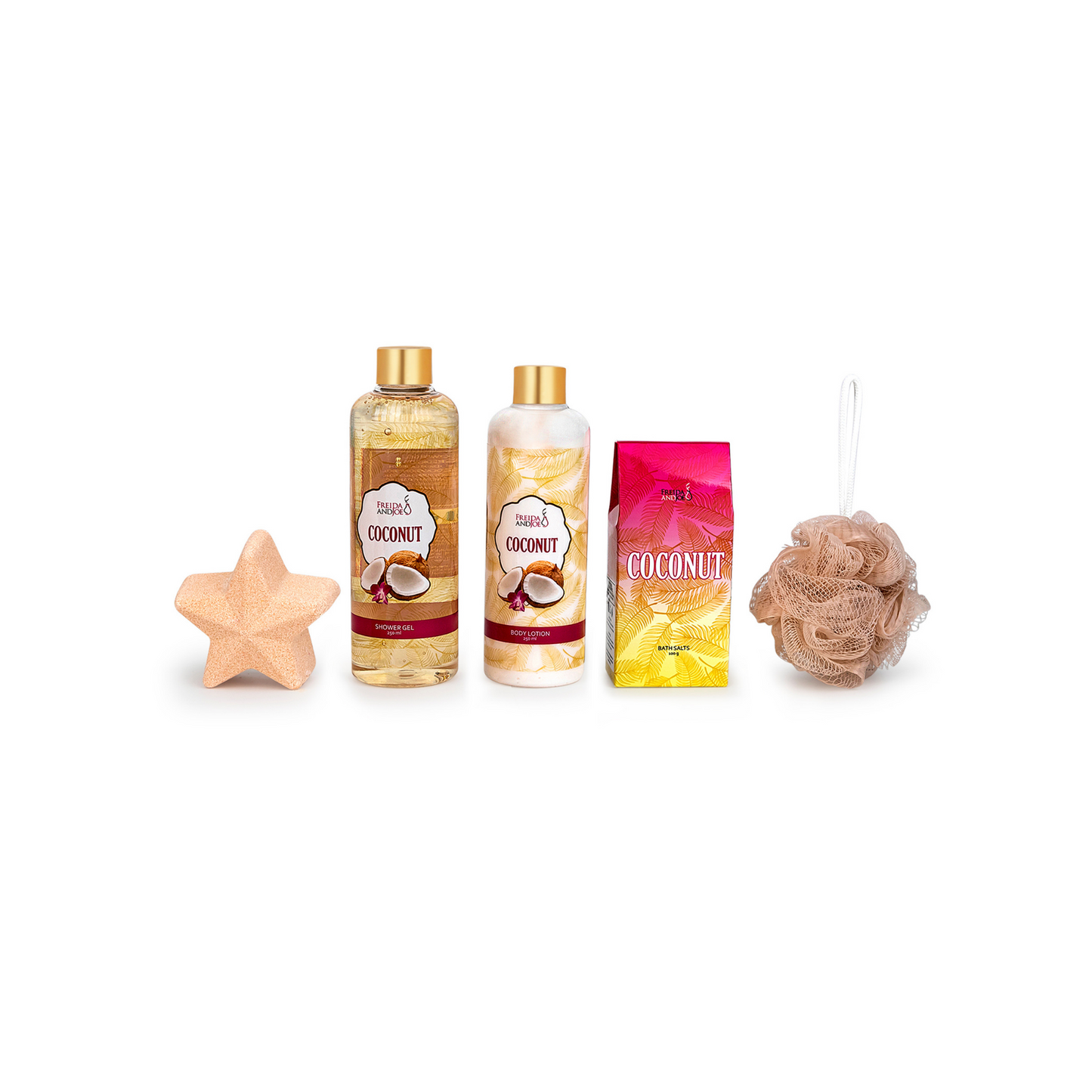 Coconut Fragrance 5-Piece Bath and Body Gift Box