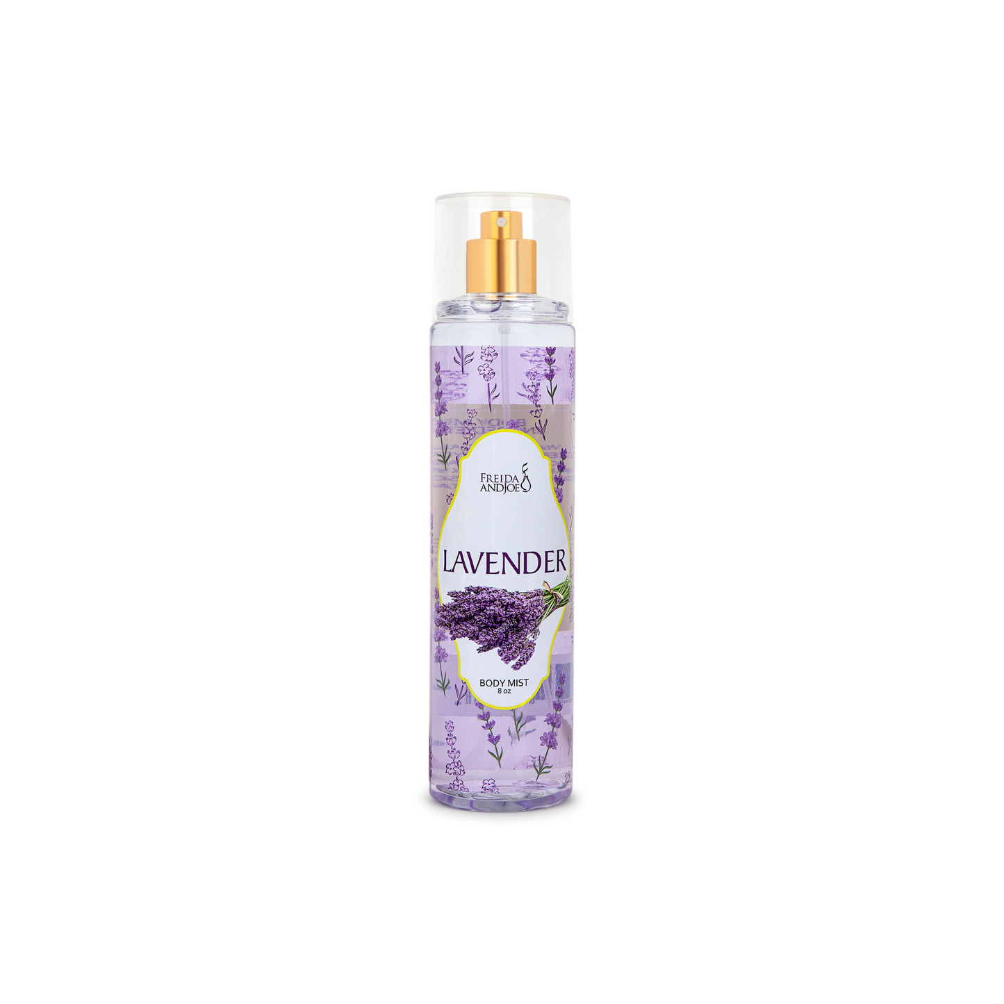 Lavender Fragrance Body Mist in 8oz Spray Bottle