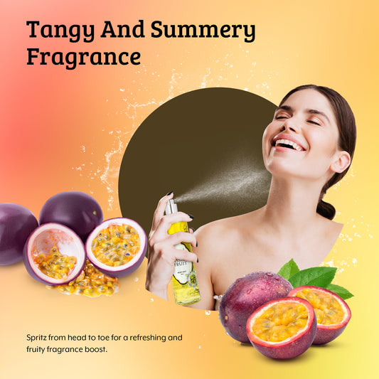 Passion Fruit Fragrance Body Mist in 8oz Spray Bottle