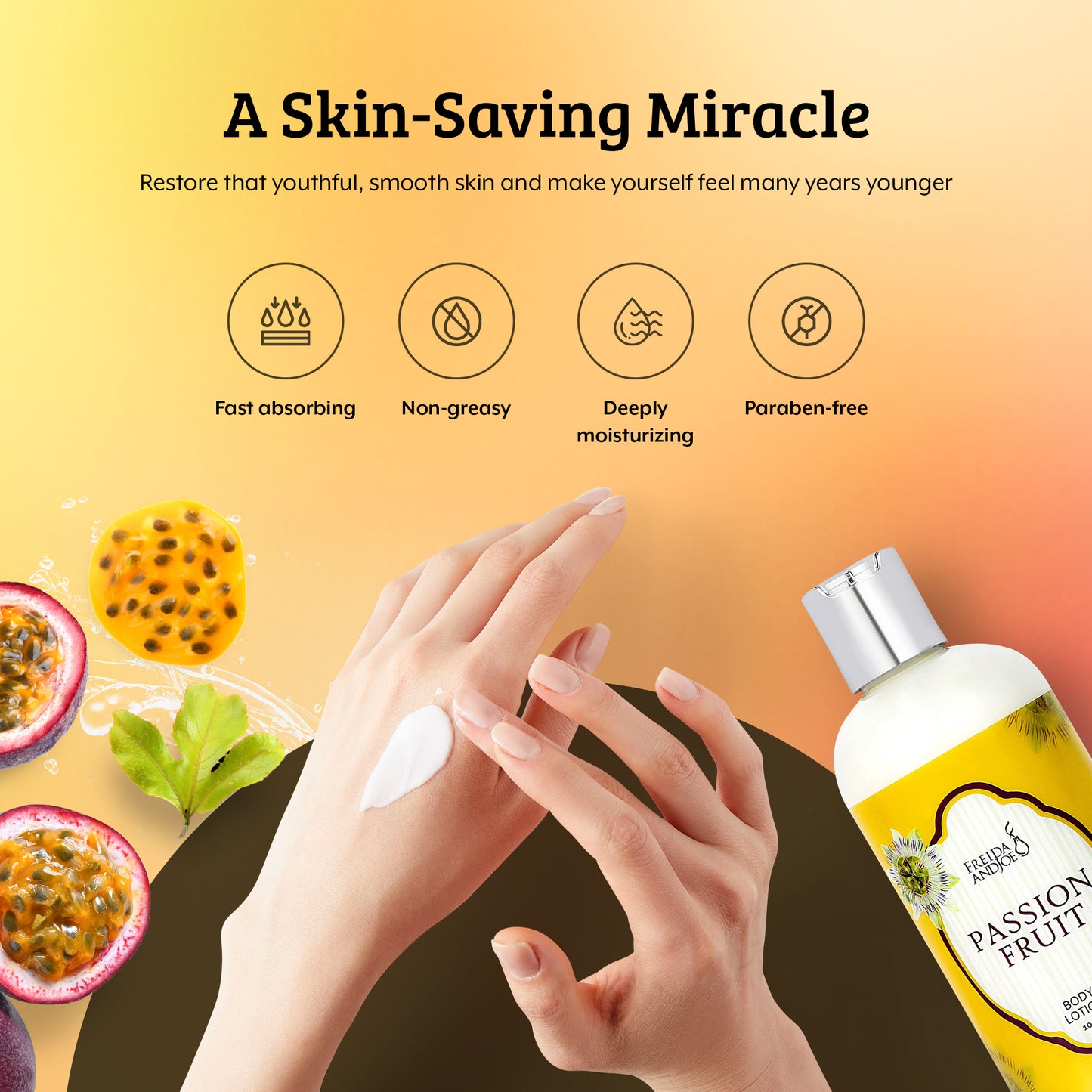 Passion Fruit Fragrance Body Lotion in 10oz Bottle