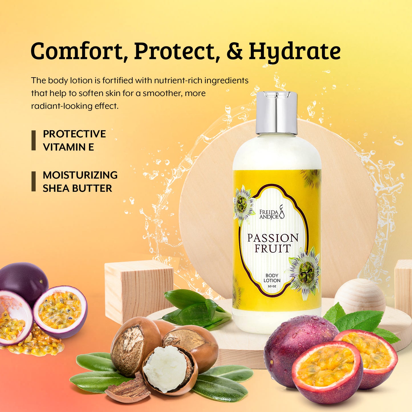 Passion Fruit Fragrance Body Lotion in 10oz Bottle