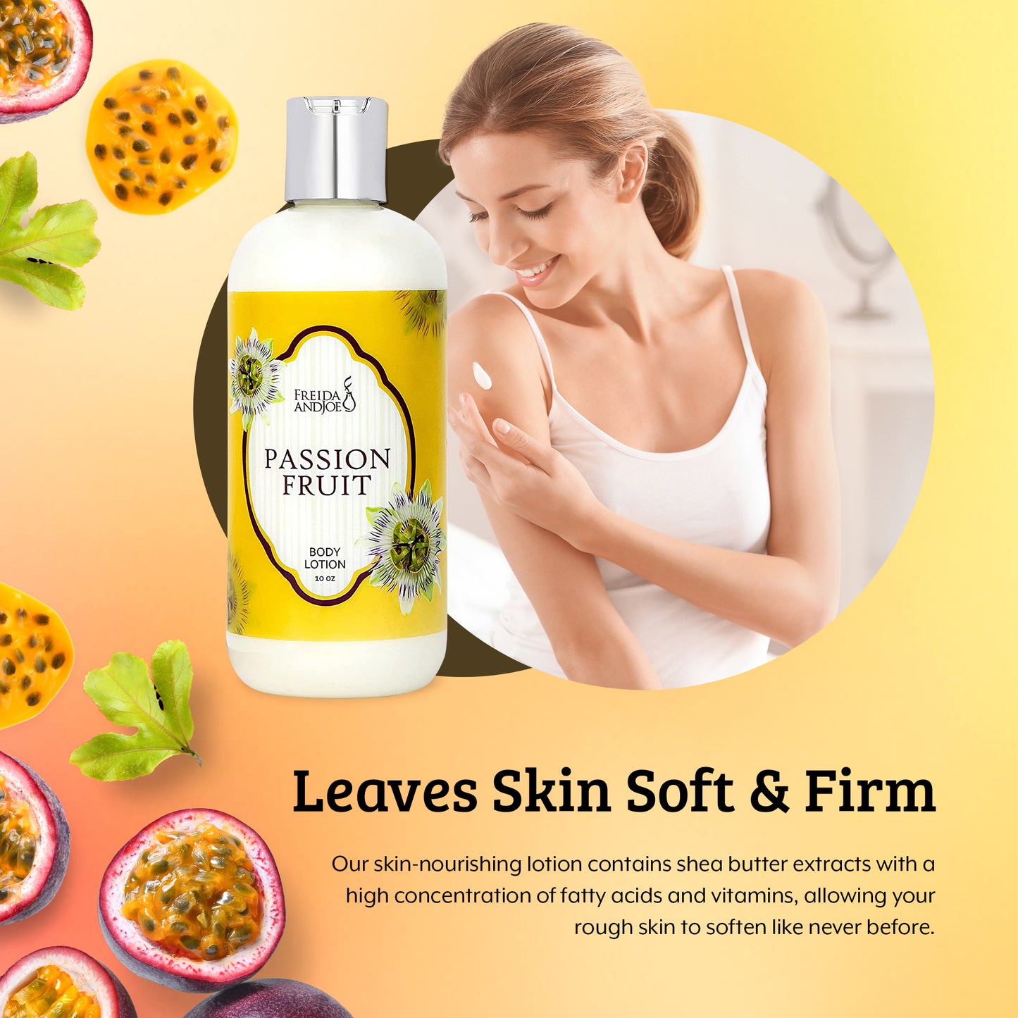 Passion Fruit Fragrance Body Lotion in 10oz Bottle