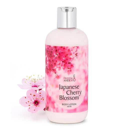 Japanese Cherry Blossom Fragrance Body Lotion in 10oz Bottle