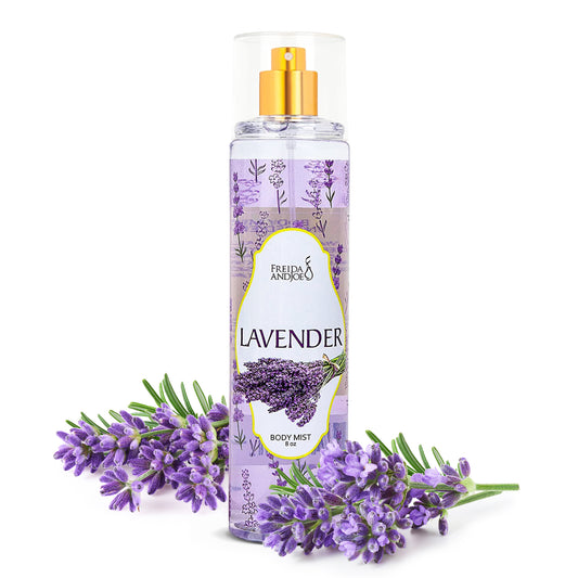 Lavender Fragrance Body Mist in 8oz Spray Bottle