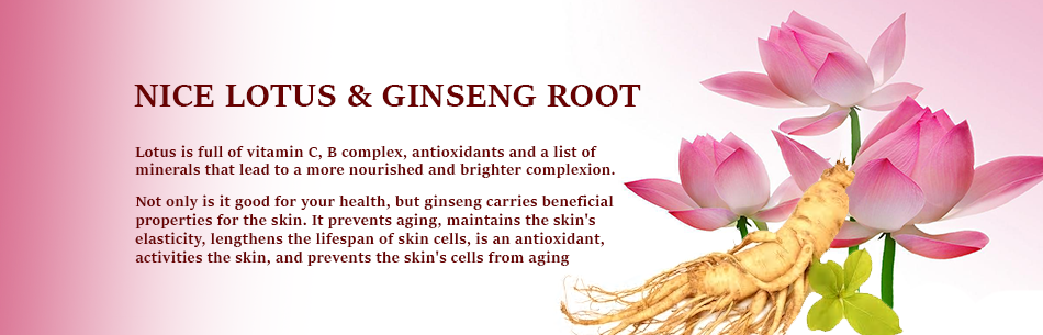 Nice Lotus and Ginseng Root