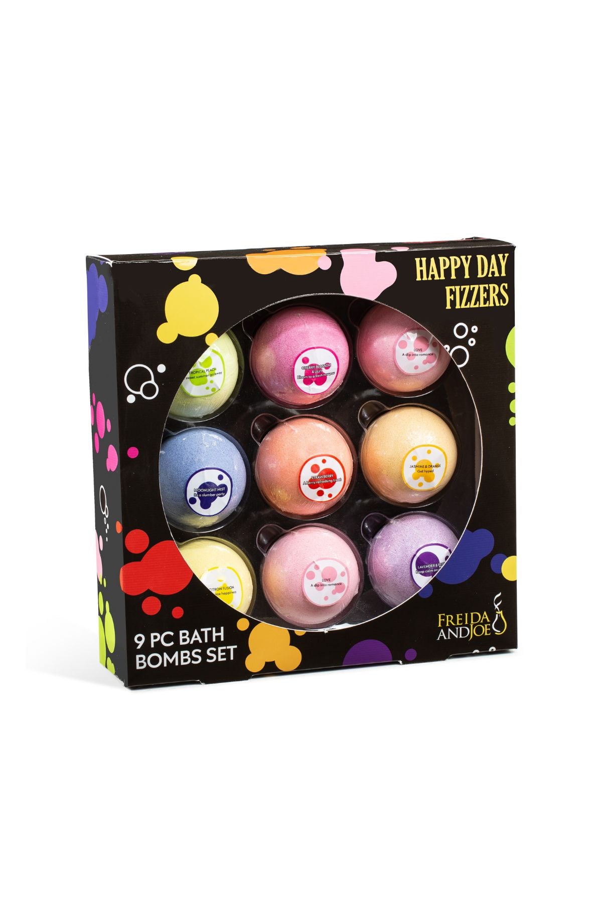 Happy Day Fizzers 9pcs Bath Bomb Spa Gift Set