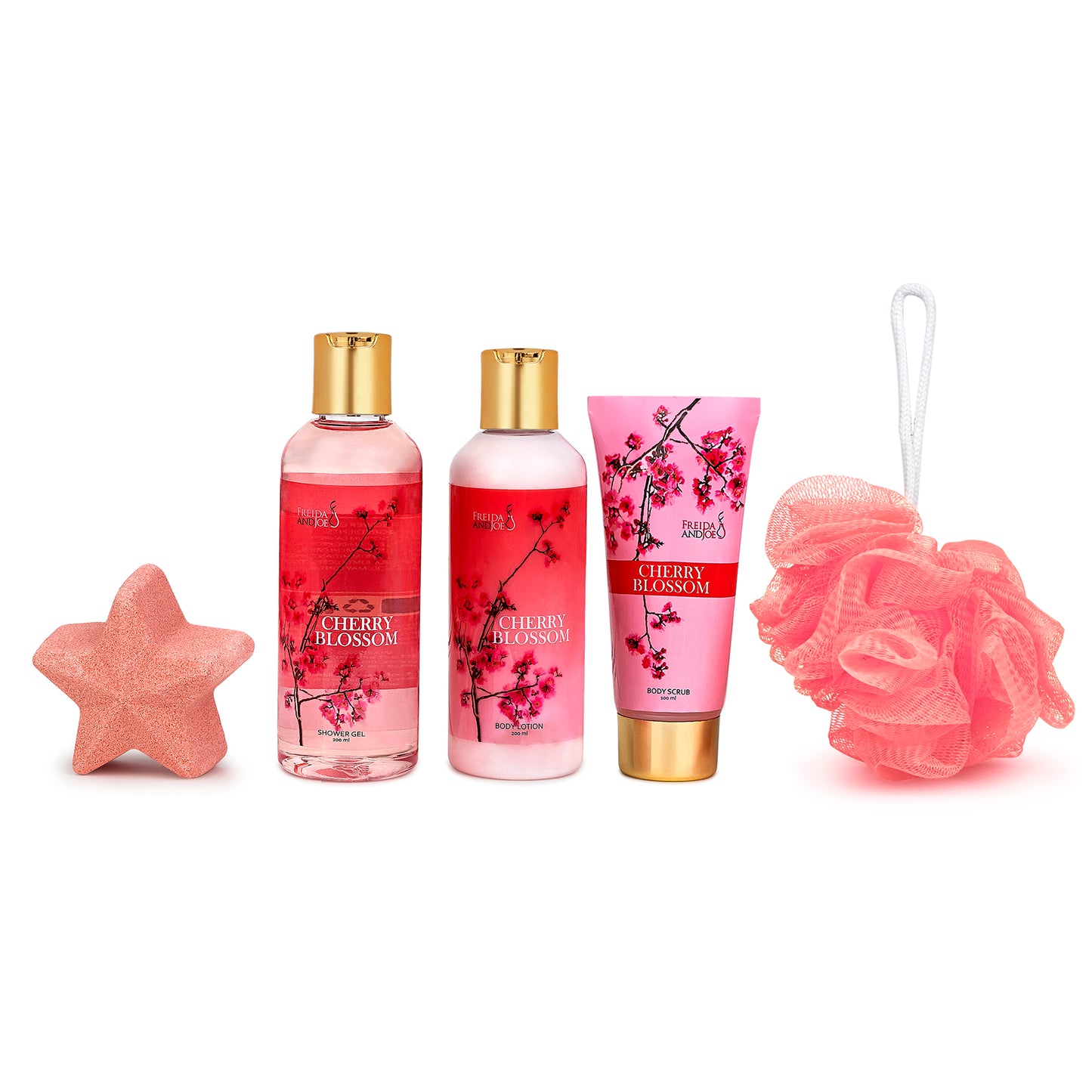 Cherry Blossom 5-Piece Bath and Body Gift Box Set