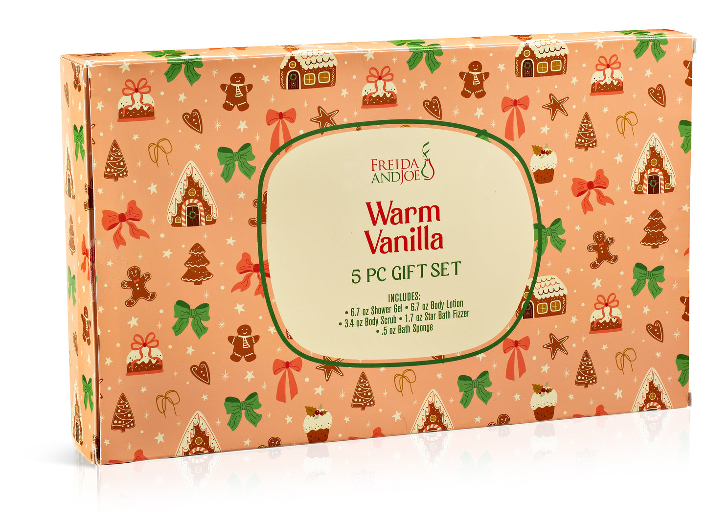 Warm Vanilla Fragrance 5-Piece Bath and Body Collection Gift Box