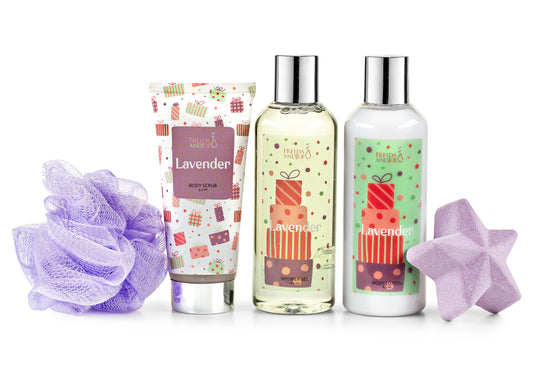 Lavender Fragrance 5-Piece Bath and Body Collection Gift Box