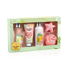 Cucumber Melon Spa Gift Box for Women – Luxury Bath & Body Gift Set