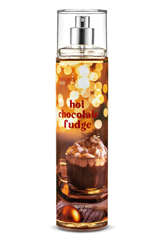 Hot Chocolate Fudge Fragrance Body Mist in 8oz Spray Bottle