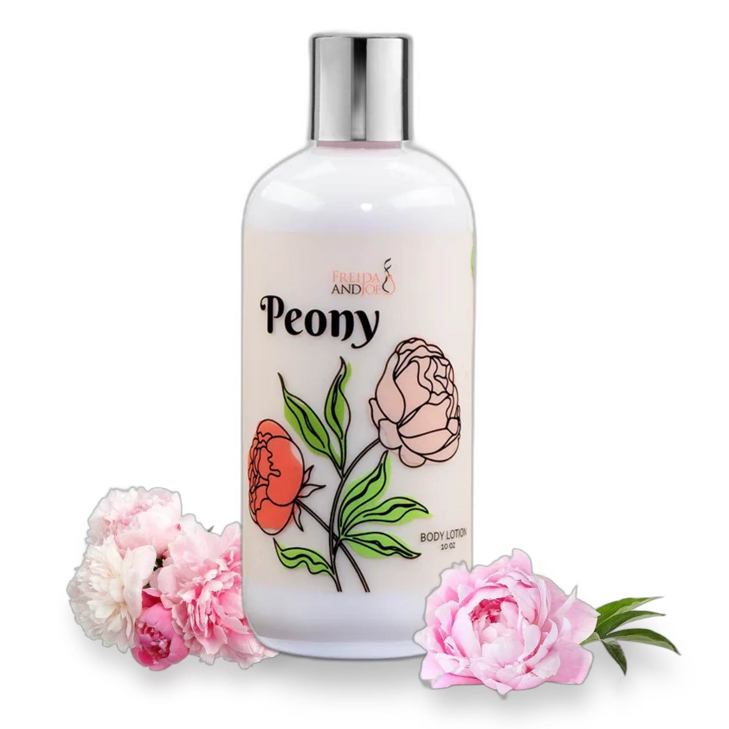 Peony Fragrance 10oz Body Lotion and 8oz Body Mist Spray Bundle