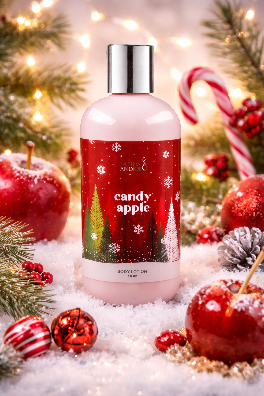 Candy Apple Fragrance 10oz Body Lotion and 8oz Body Mist Spray Bundle