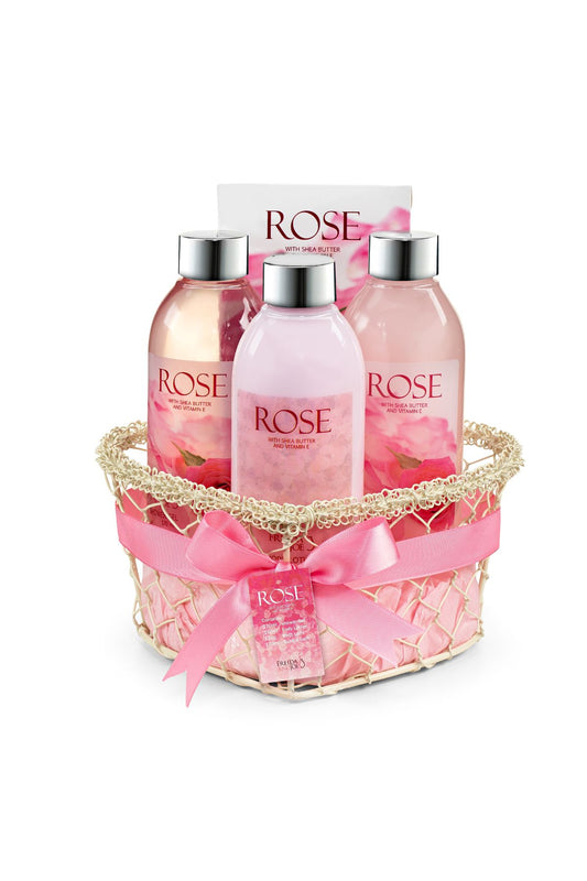 Rose Fragrance Spa Bath & Body Set