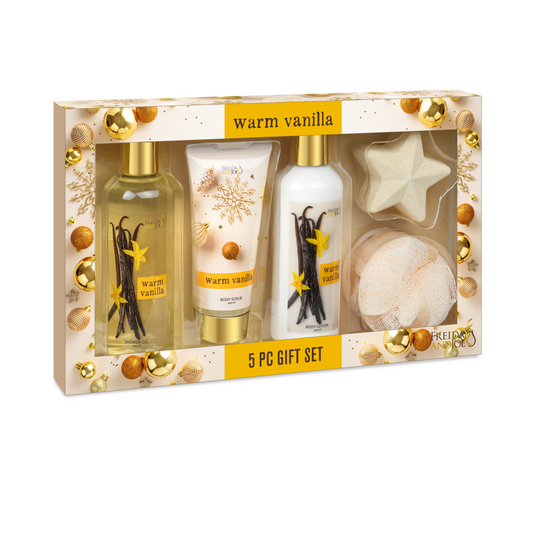 Freida & Joe Bath & Body Spa Warm Vanilla Box Set - 5pc