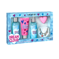 Dream Cloud Teen Spa Gift Set – Dream Soft, Shine Bright Cotton Candy  Bath and Body Collection