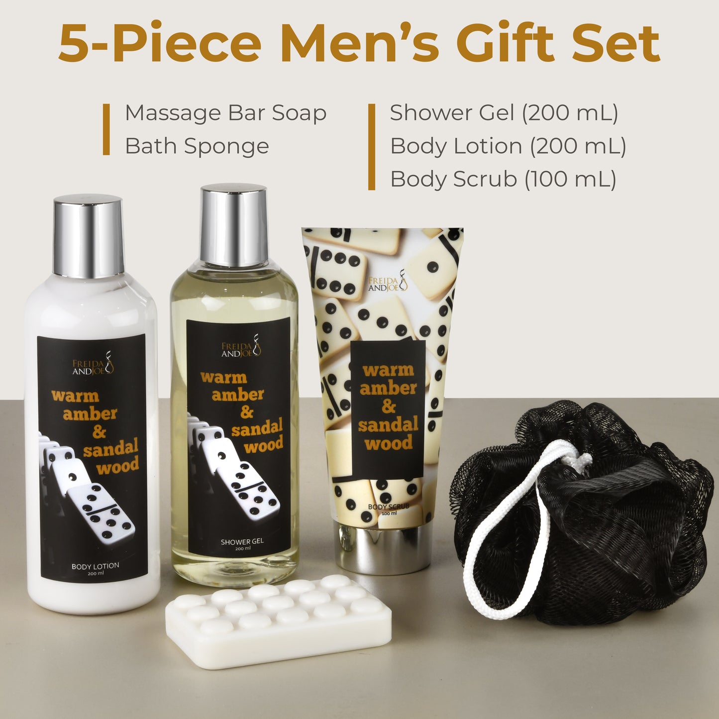 Warm Woody & Sandalwood Gift Box - 5piece Bath and Body Collection