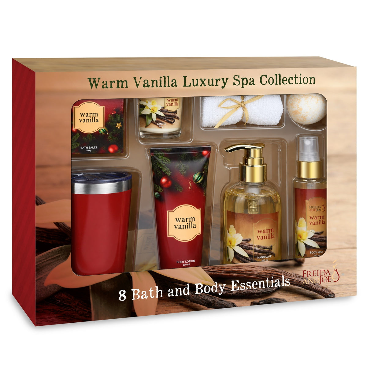 Freida & Joe Luxury  Spa Coquito Basket Gift Set - 6pc
