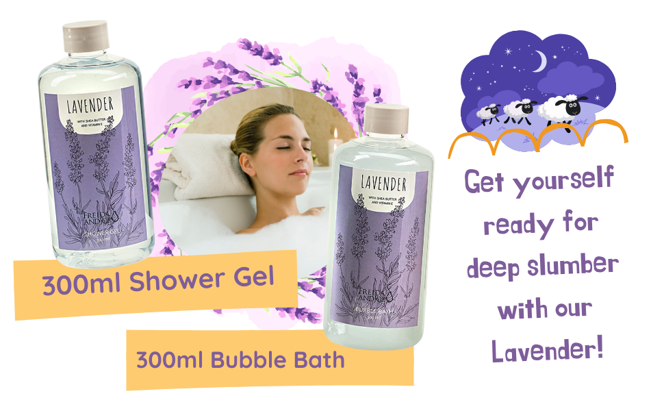 Lavender Bath & Body Spa Gift Set Basket