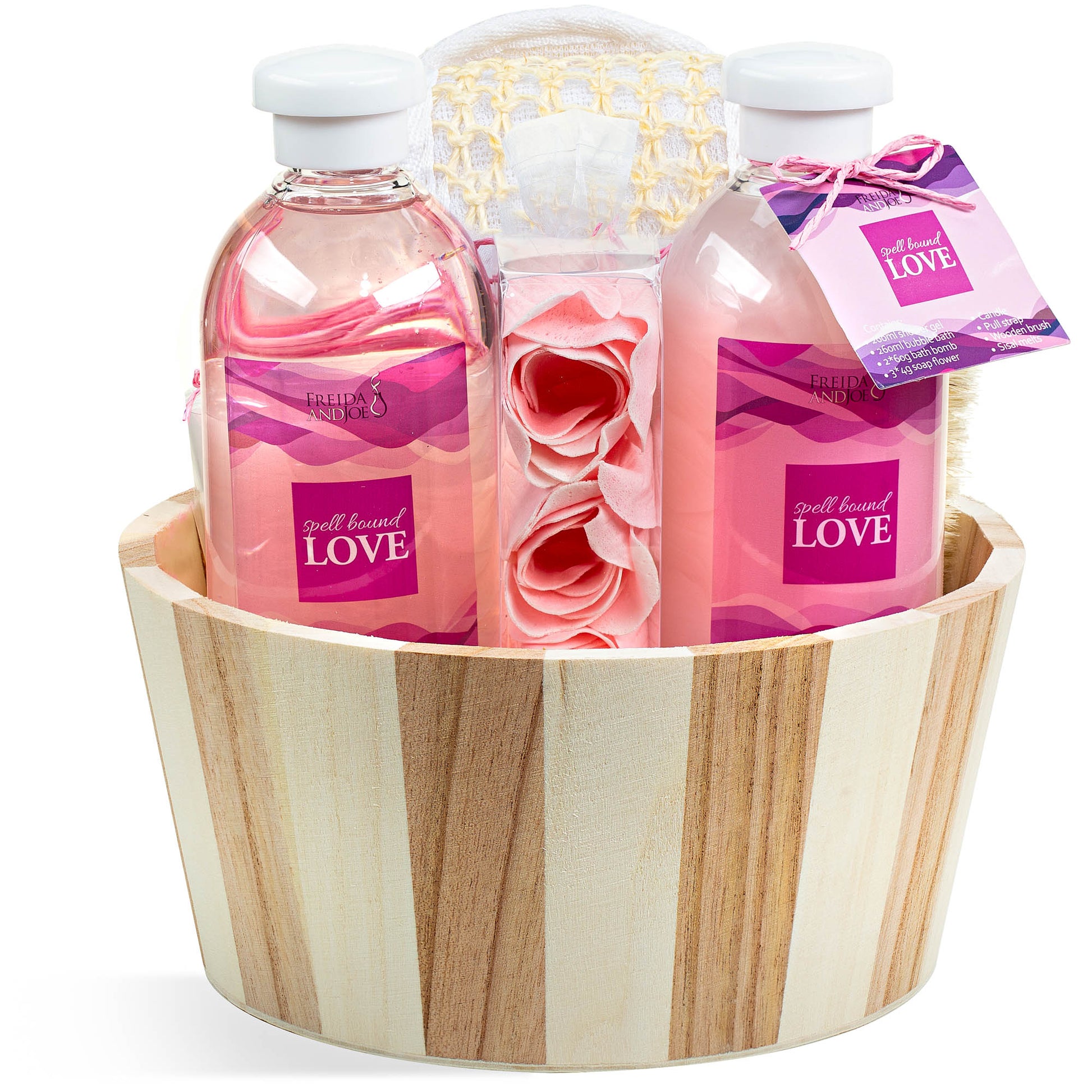 Valentines Basket for Girlfriend, Valentines Day Gifts for Her, Basket for  Wife, Self Care Kit With Bath Salt, Candle and Soap Set, Romantic 