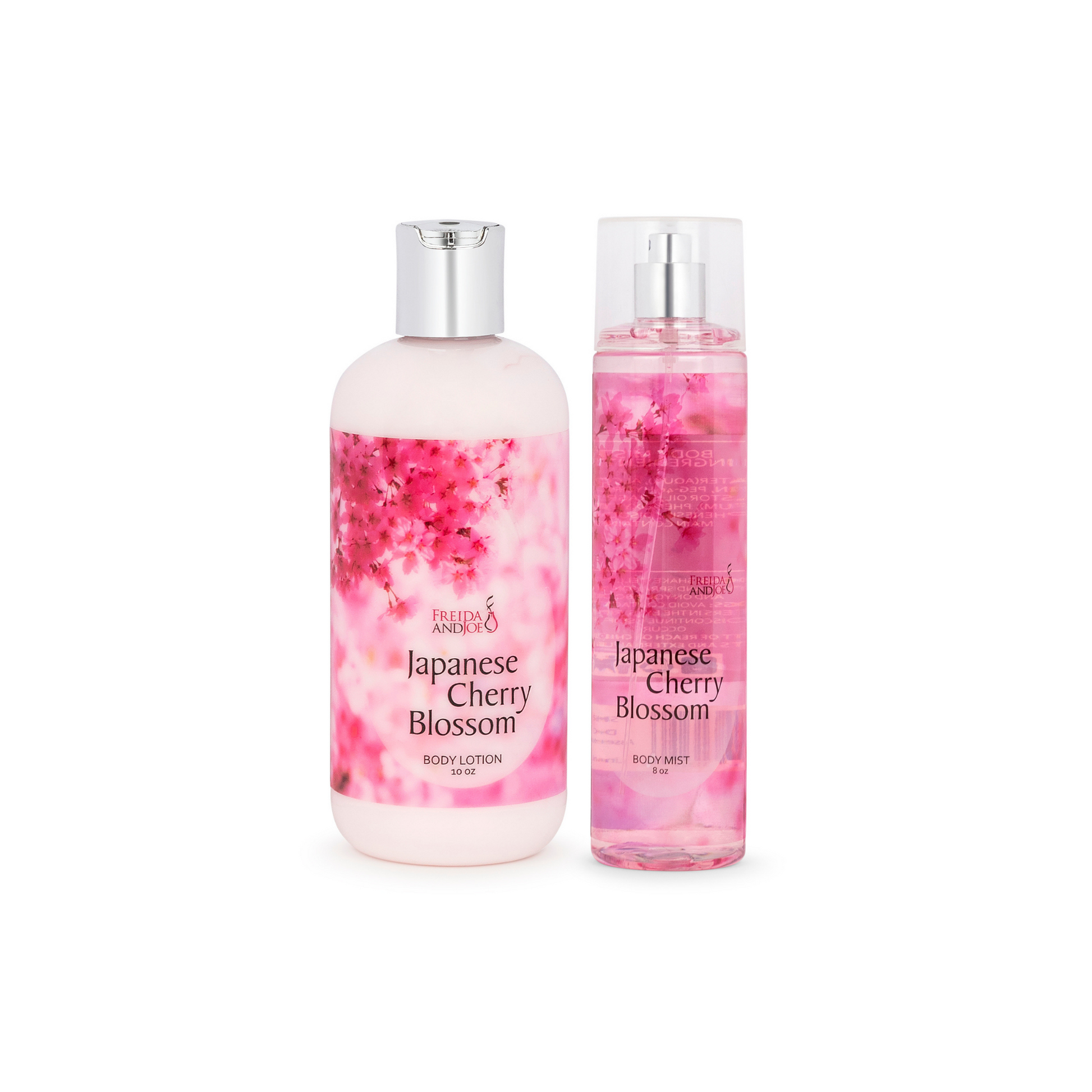 Japanese Cherry Blossom Fragrance 10oz Body Lotion and 8oz Body