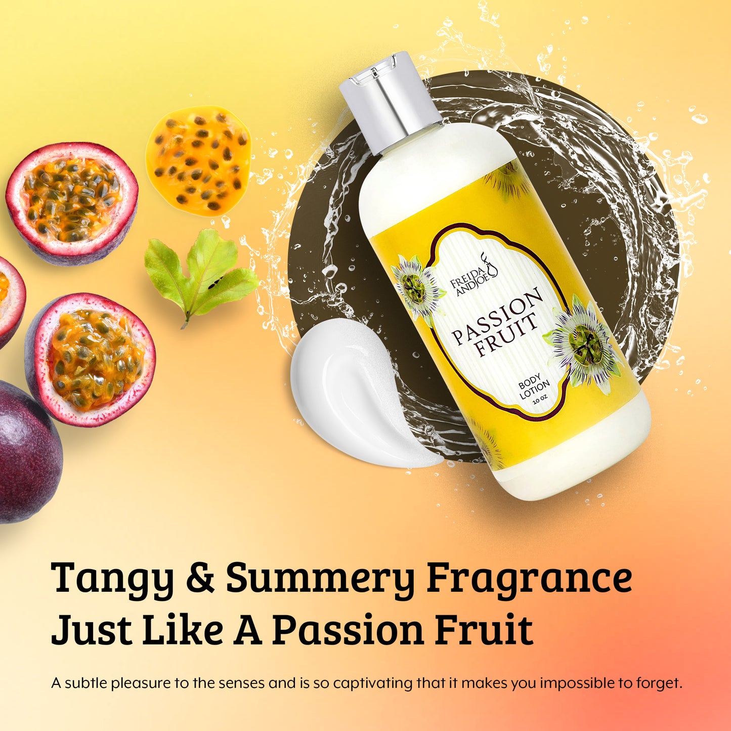 Passion Fruit Fragrance Body Lotion in 10oz Bottle