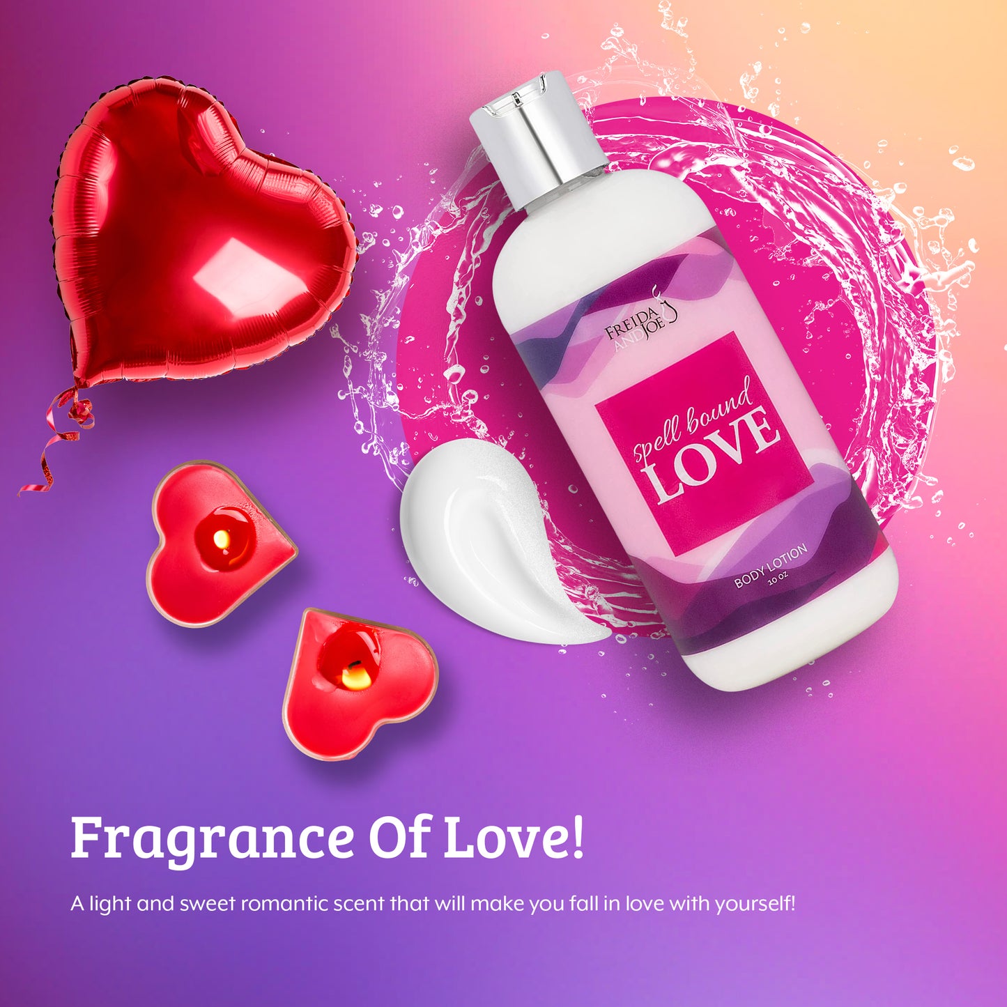 Spell Bound Love Fragrance Body Lotion in 10oz Bottle