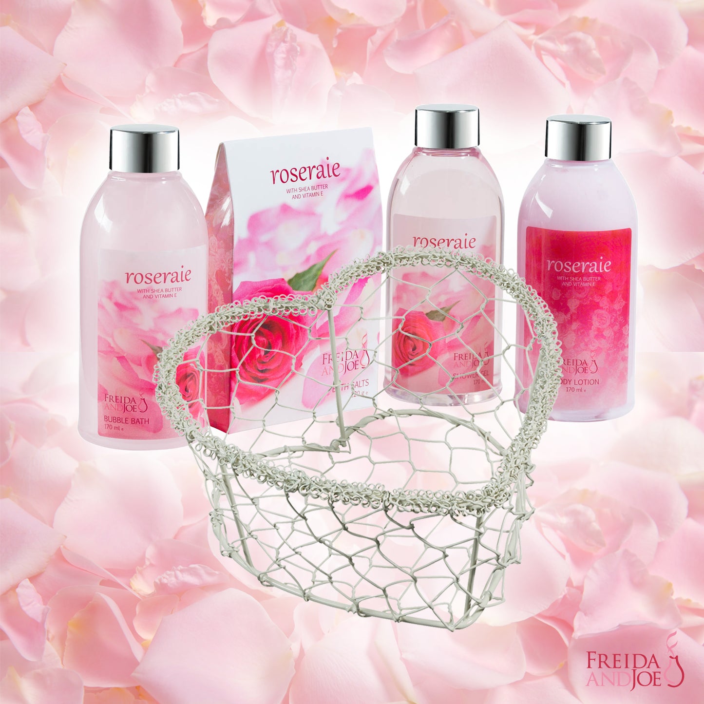 Rose Fragrance Spa Bath & Body Set