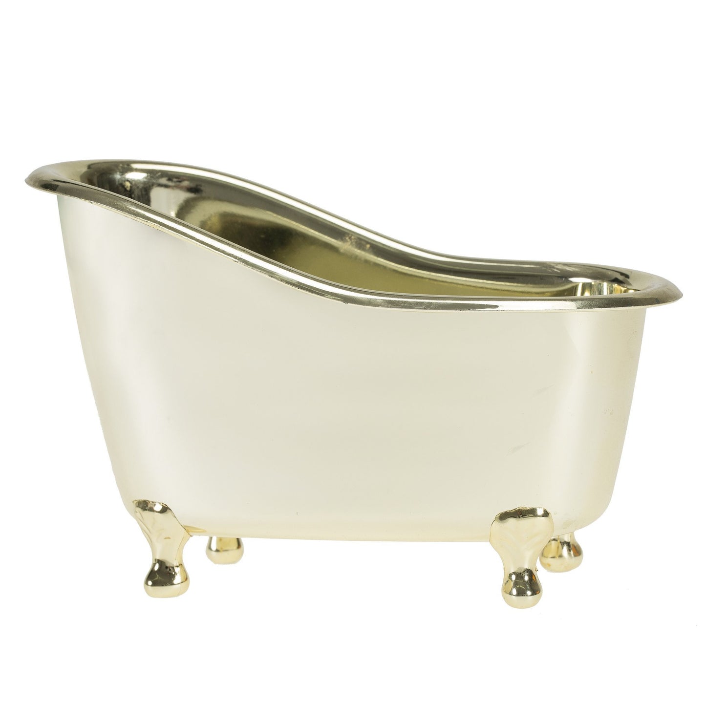 White Rose Jasmine Gold Tub Spa Basket: Shower Gel, Bubble Bath, Body Lotion, Bath Salts